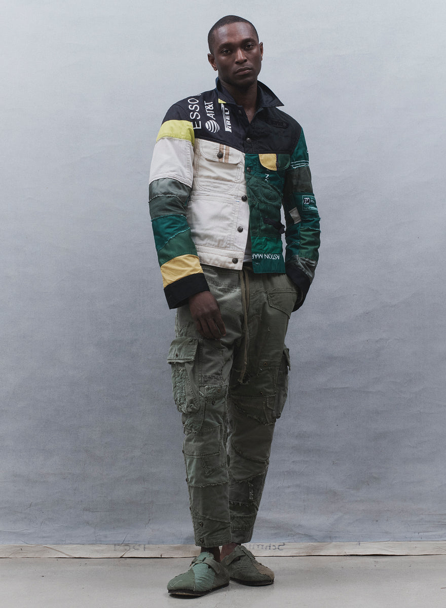 Greg Lauren WOVEN SLIM LOUNGE PANT