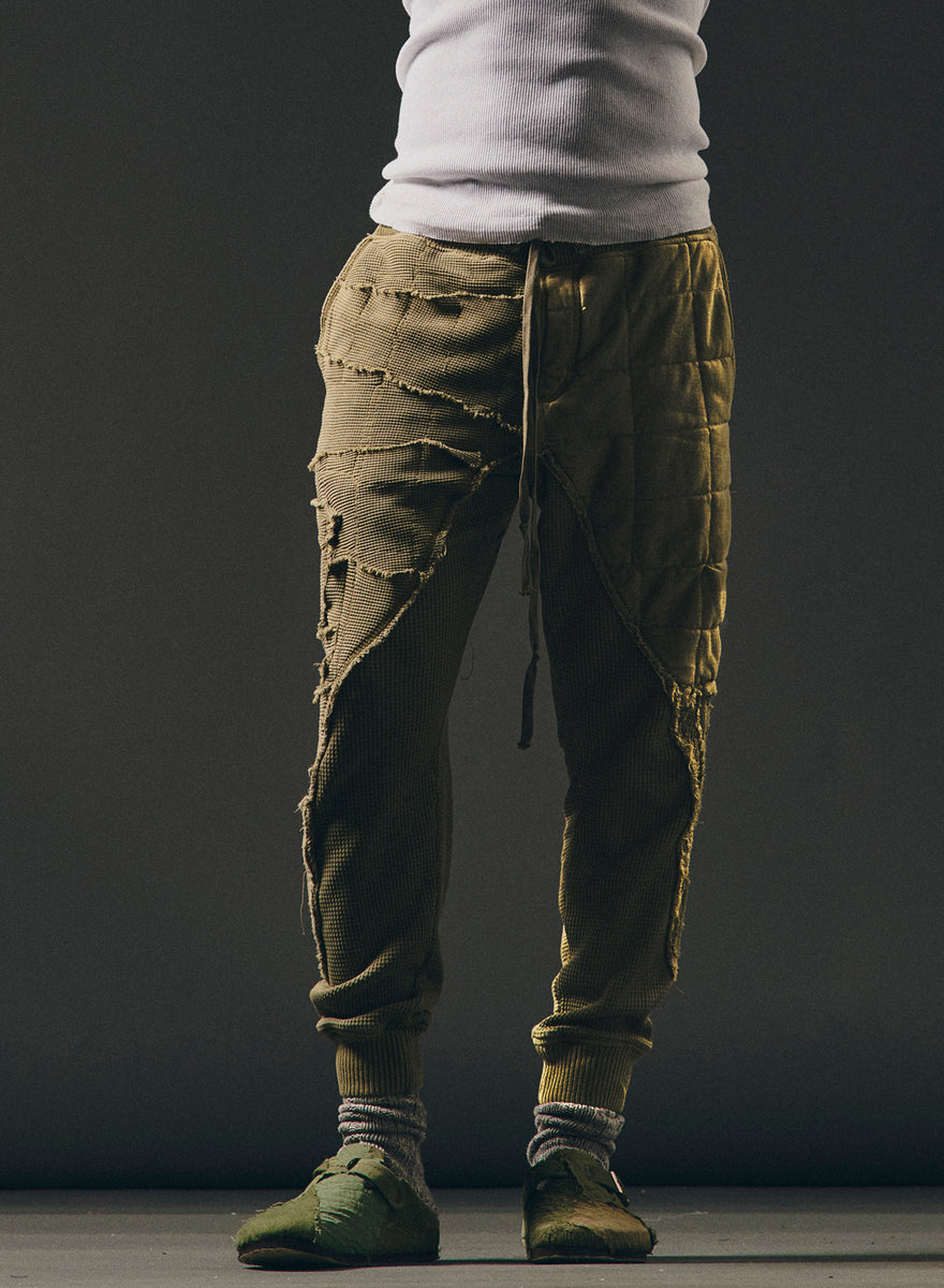 STITCHWORK 50 50 PANT OLIVE Greg Lauren