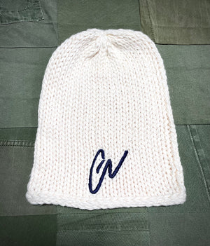 Open image in slideshow, IVORY &quot;GL&quot; BEANIE
