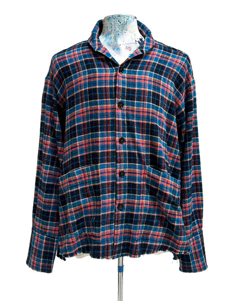 トップス Greg Lauren, Plaid Flannel Studio Shirt KM120-FRONT_grande.jpg?v=