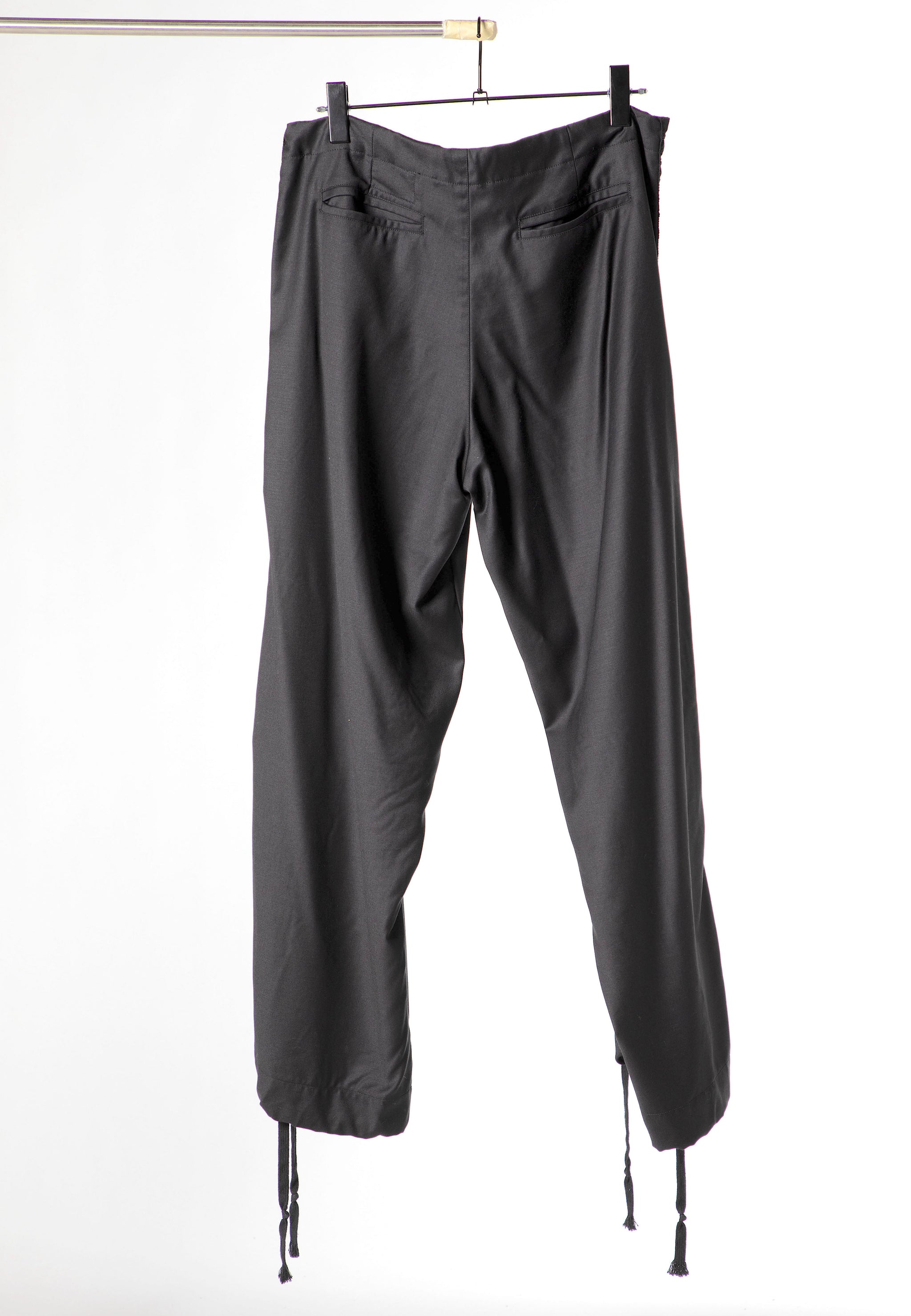 WIDE LEG PANT BLACK – Greg Lauren