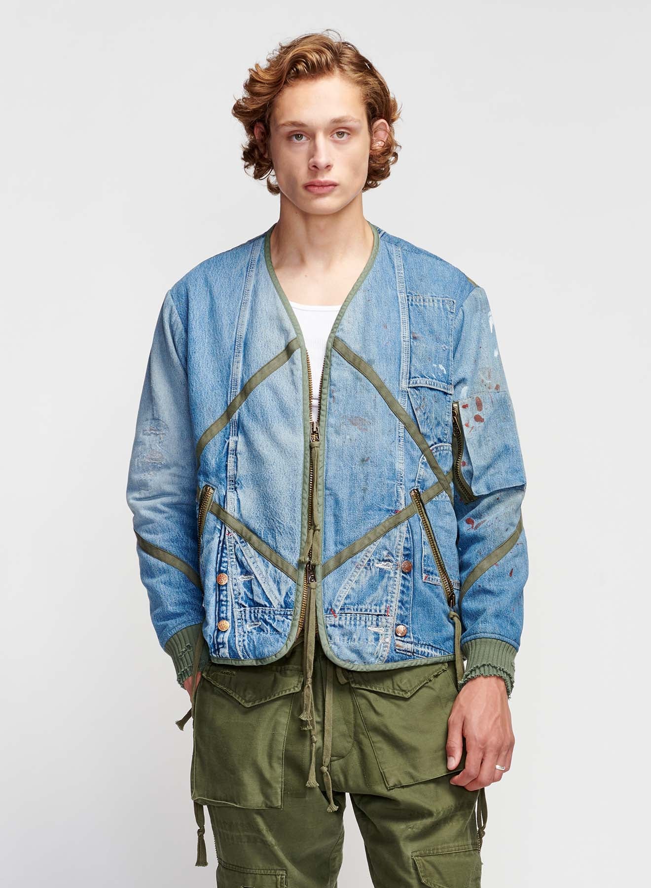 DENIM OVERALL MODERN FLIGHT MEDIUM BLUE – Greg Lauren