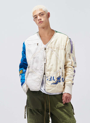 Open image in slideshow, RACER MODERN FLIGHT JACKET
