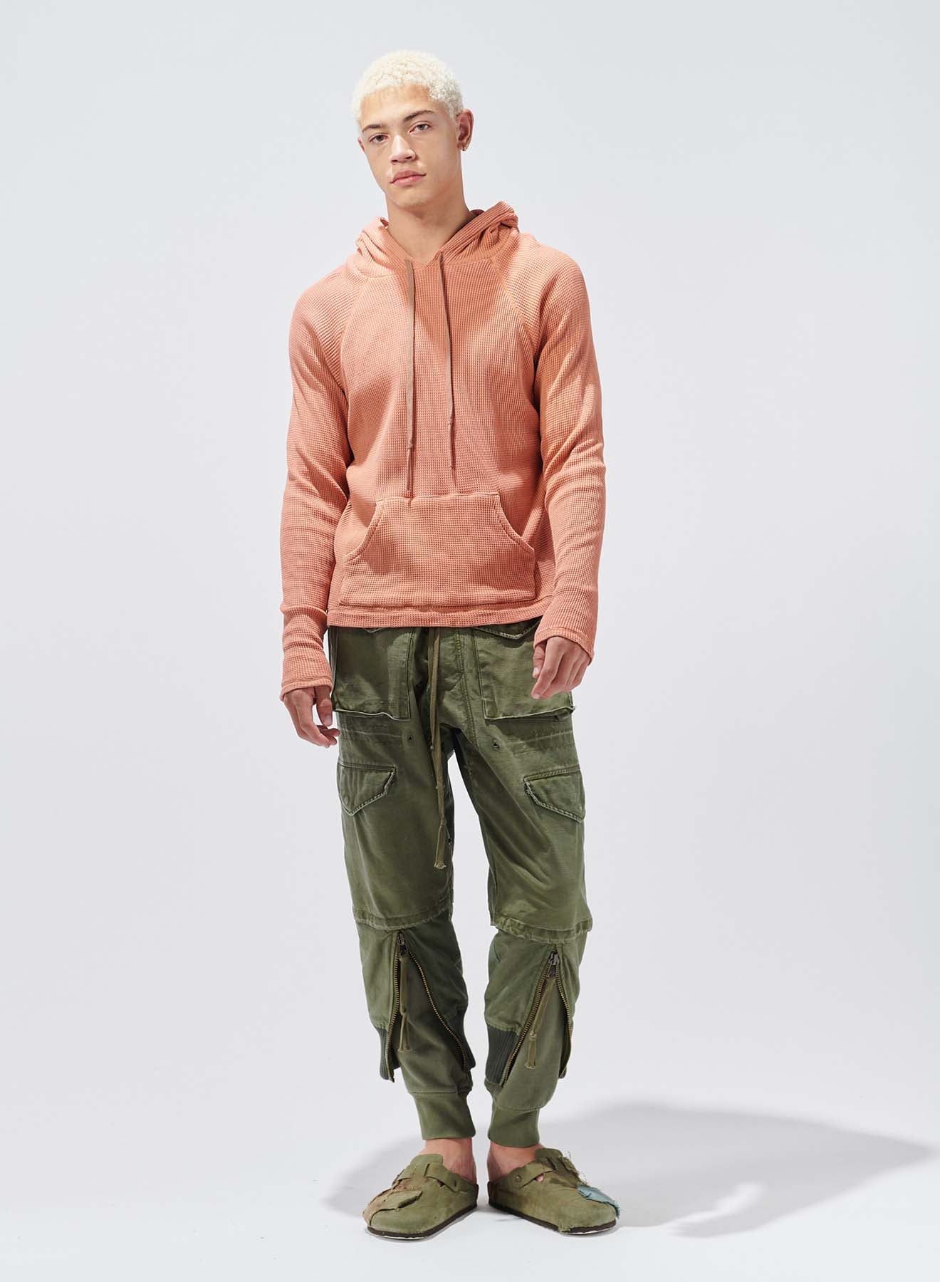 Coral pink hoodie clearance
